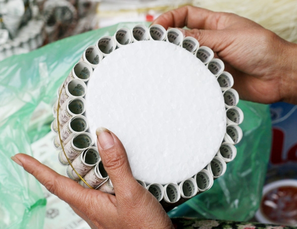 Tháp tiền tài lộc
