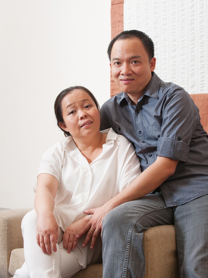 Anh Hàng Thanh Hải và vợ
