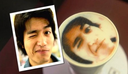 Nở rộ dịch vụ in hình chân dung lên ly cà phê