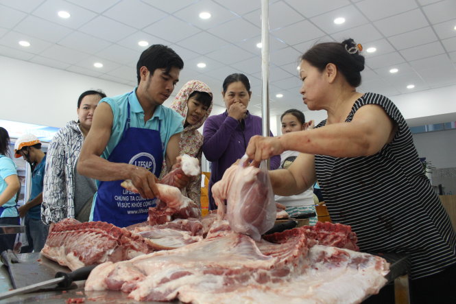 Thịt heo VietGAP đua nhau giảm giá