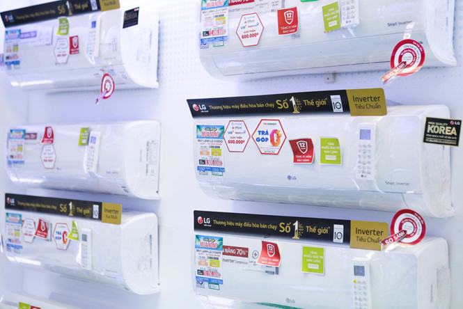 Máy điều hòa Inverter hút khách mùa nắng nóng