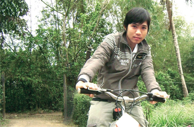 Xe đạp điện gấp tự chế