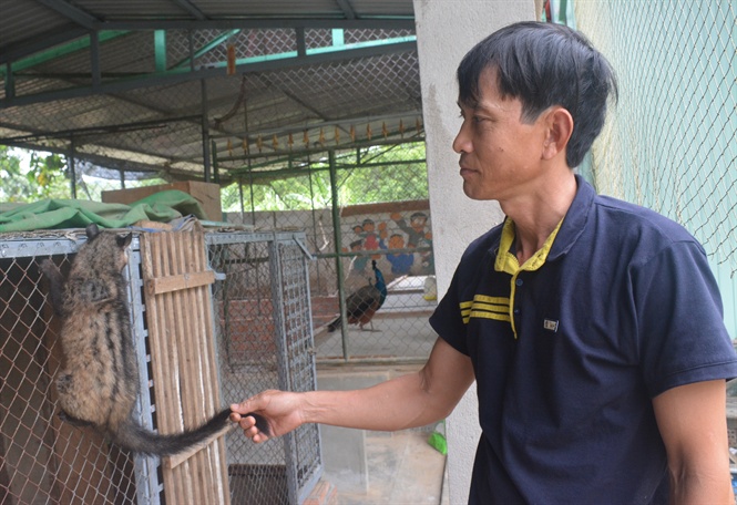 Người có sở thích làm giàu từ nuôi thú rừng