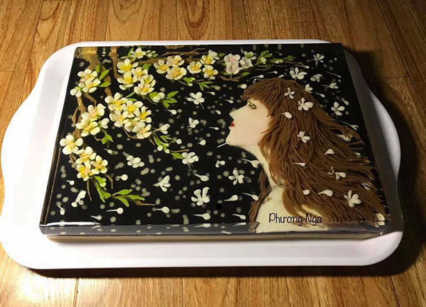 Mẹ 8x được dân mạng thế giới phong "thánh tỉa thạch 3D Việt" vì món ăn đẹp choáng váng