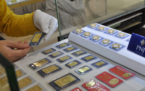 Giá vàng miếng SJC tăng nhẹ