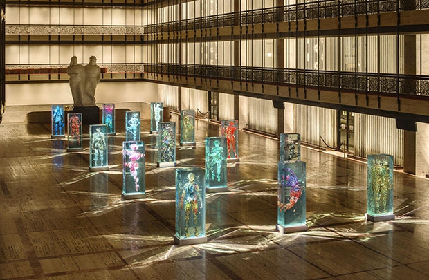 Độc đáo ghép ảnh 3D qua các lớp kính