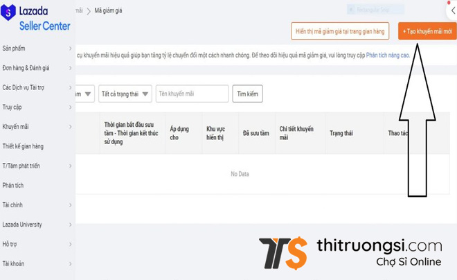 Tạo khuyến mãi mới