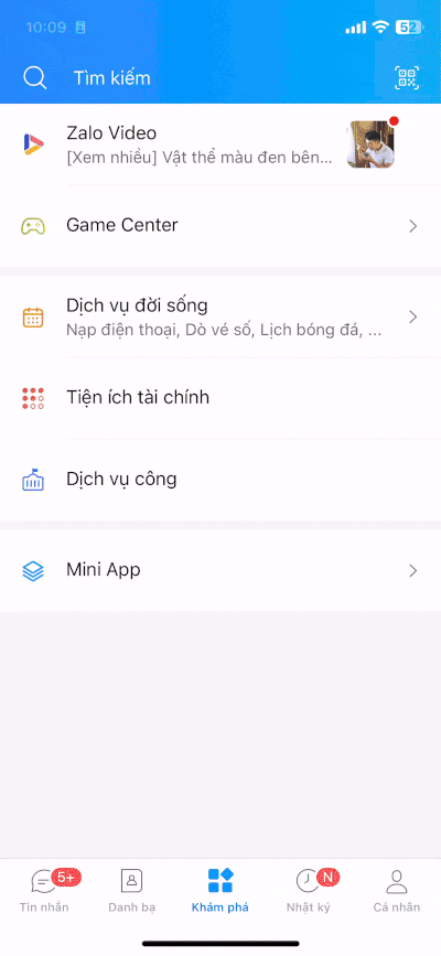 zalo mini app